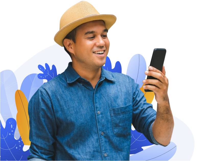 Contact call-to-action graphic for Kacific.