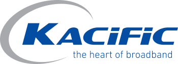 Kacific official logo on the website.