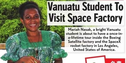 Kacific to Fly Vanuatu Student to Visit Space Factories